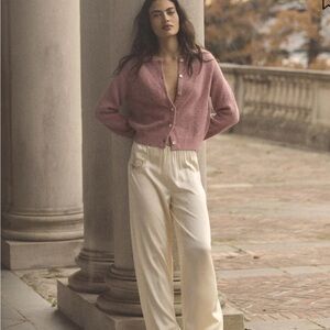 Doen Petra Cardigan in Rosebud